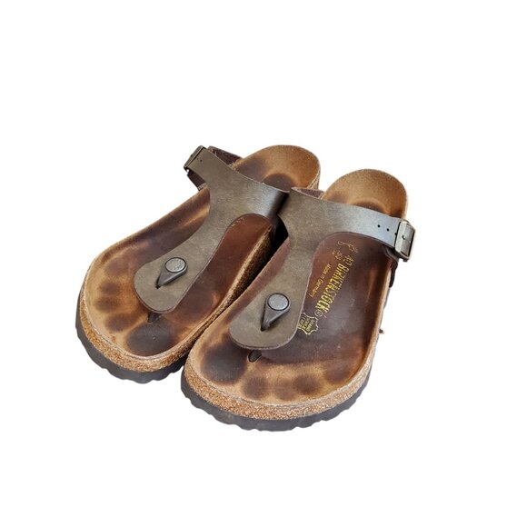 Birkenstock Shoes - Birkenstock Sandals Women's Size EU 40 US 9 Brown Slip on Thong Comfort